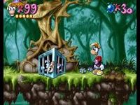 une photo d'Ã©cran de Rayman (Playstation) sur Sony Playstation